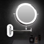 LuxeLight Illuminated Makeup Mirror - Touch Control & Dual Zoom