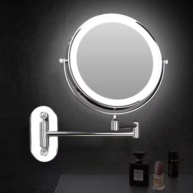 LuxeLight Illuminated Makeup Mirror - Touch Control & Dual Zoom