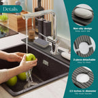 Diatomite Sink Mat for Kitchen Counter – Faucet Drying Tray