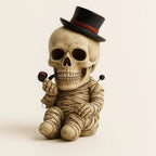 Charming Halloween Skull Decor Set