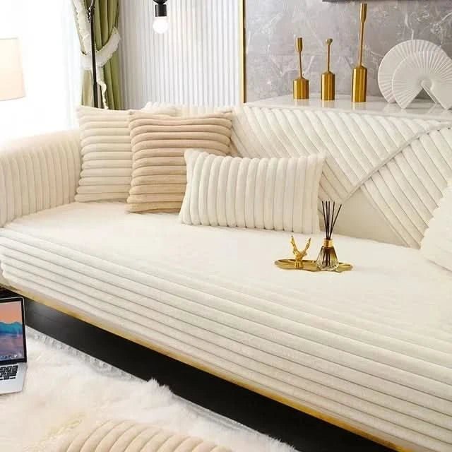 Waterproof Polyester Sofa Cover with Non-Slip Design for Pets
