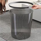 Chic Acrylic Waste Basket for Modern Spaces