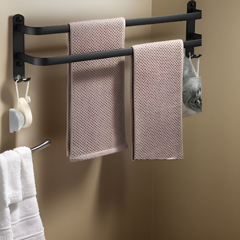 Elegant Wall-Mounted Towel Holder for Stylish Bathrooms