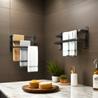 Elegant Wall-Mounted Towel Holder for Stylish Bathrooms