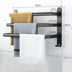 Elegant Wall-Mounted Towel Holder for Stylish Bathrooms