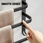 Elegant Wall-Mounted Towel Holder for Stylish Bathrooms