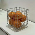 Chic Metallic Organization Basket