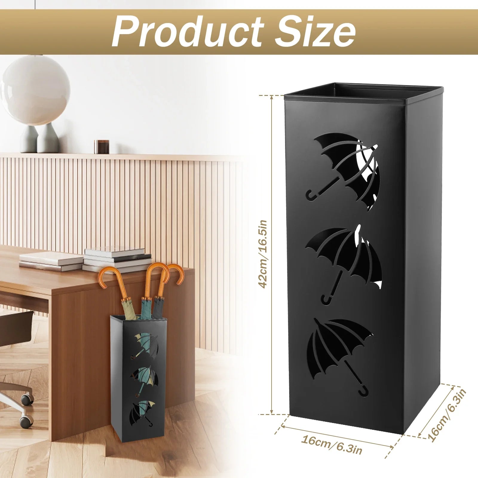 Modern Metal Umbrella Holder for Stylish Organization