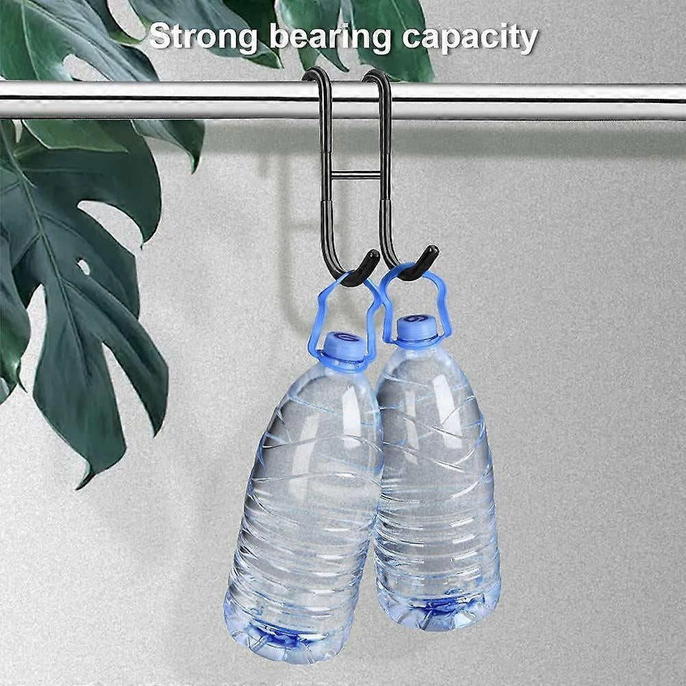 Drill-Free Stainless Steel S-Hook for Bathroom Hanging