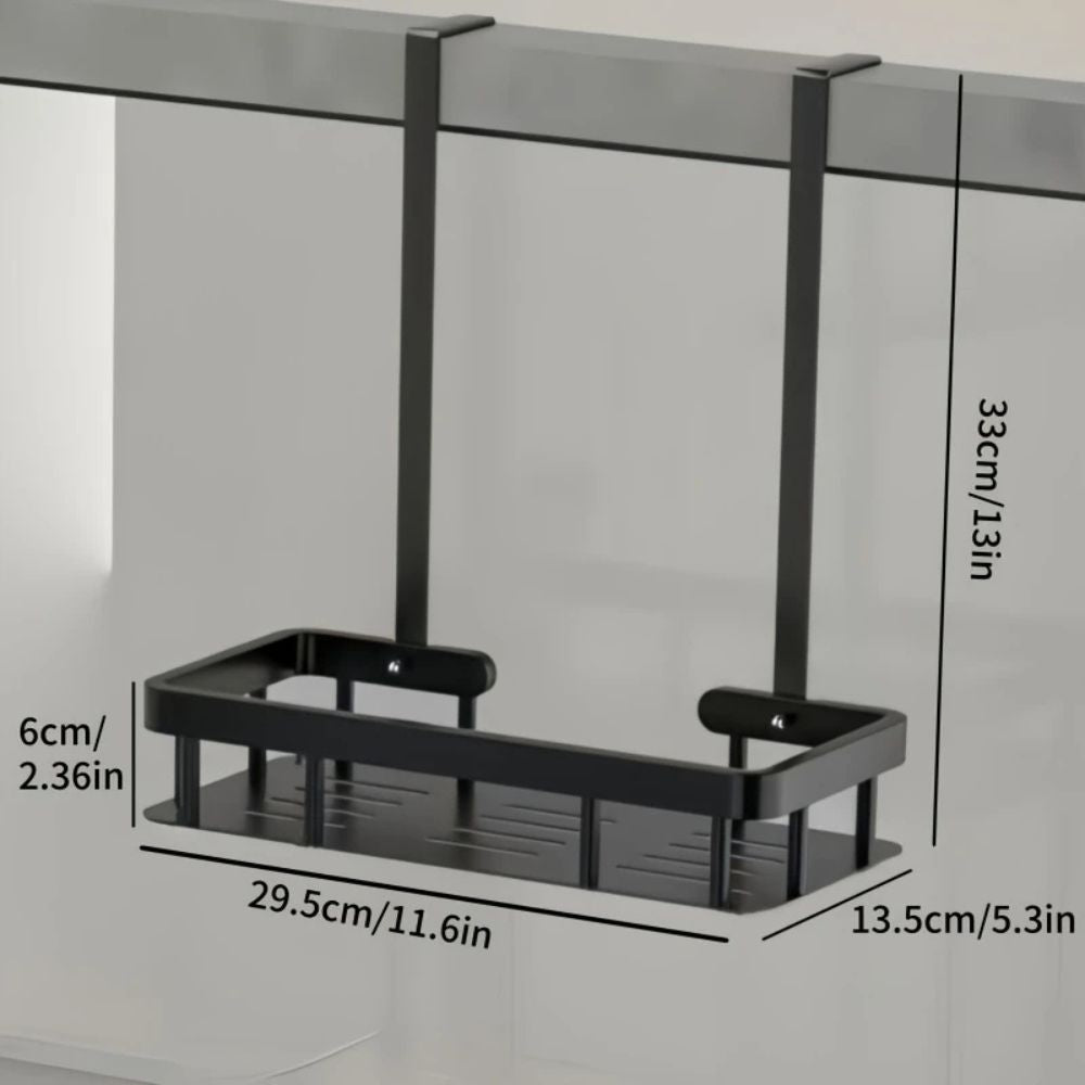 Space-Saving Stainless Steel Shower Organizer - Sleek Caddy