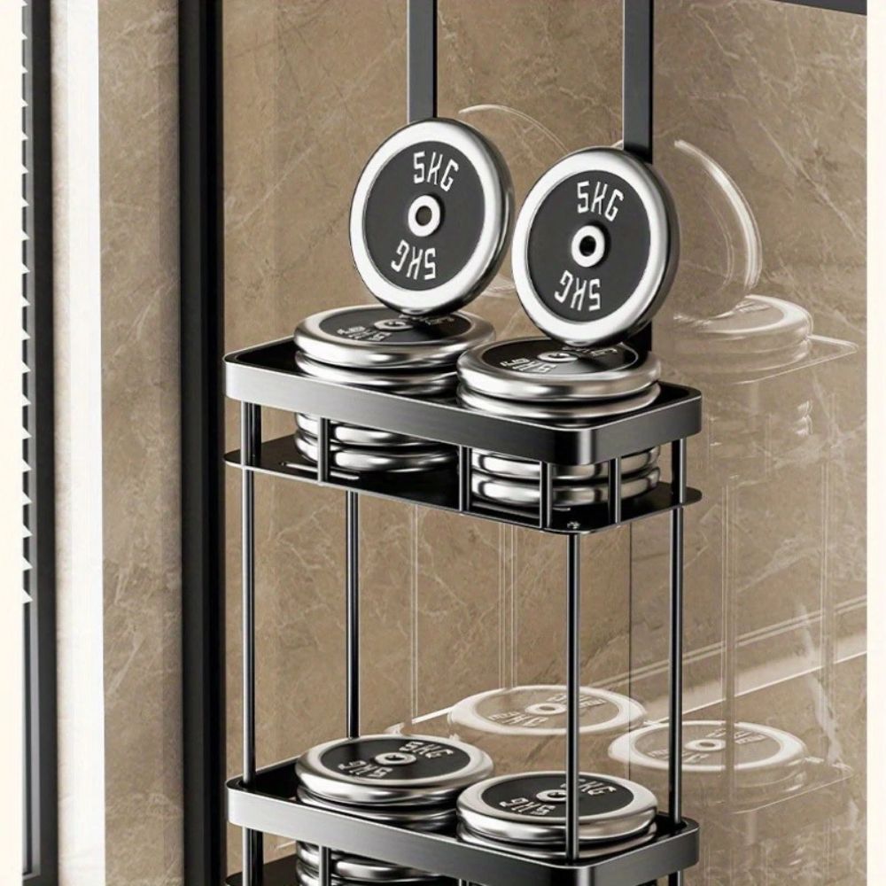 Space-Saving Stainless Steel Shower Organizer - Sleek Caddy