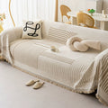Cozy Snowflake Pattern Soft Chenille Sofa Cover