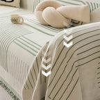 Cozy Snowflake Pattern Soft Chenille Sofa Cover