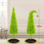 Seasonal Home Decor - Slim Artificial Christmas Tree for Floor Display