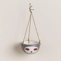 Charming Sloth-Inspired Hanging Planter for Succulents