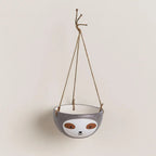 Charming Sloth-Inspired Hanging Planter for Succulents