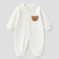 Baby Overall in Soft Ribbed Fabric