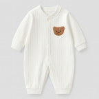 Baby Overall in Soft Ribbed Fabric