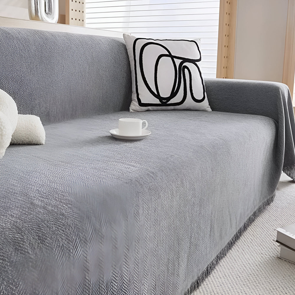 Textured Couch Protector – Minimalist Sofa Cover for Furniture