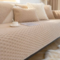 Honeycomb Pattern Sofa Protector | Slip-Resistant & Stain-Repellent | Universal Fit for Lounge
