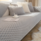 Honeycomb Pattern Sofa Protector | Slip-Resistant & Stain-Repellent | Universal Fit for Lounge