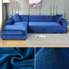 Universal Fit Velvet Sofa Cover – Stain-Resistant Elastic Protection