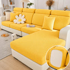 Stretch Fabric Sofa Cover – Machine Washable, Pet-Friendly Living Room Shield