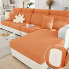 Stretch Fabric Sofa Cover – Machine Washable, Pet-Friendly Living Room Shield