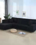 Stretch Fabric Sofa Cover for Sectional Couches – Easy Living Room Fit