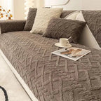 Waterproof Polyester Sofa Cover with Non-Slip Feature