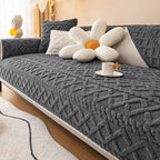 Waterproof Polyester Sofa Cover with Non-Slip Feature