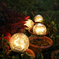 Outdoor Solar-Powered LED Lights – Weatherproof Garden Illumination with Ground Stake