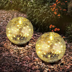 Outdoor Solar-Powered LED Lights – Weatherproof Garden Illumination with Ground Stake