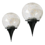 Outdoor Solar-Powered LED Lights – Weatherproof Garden Illumination with Ground Stake