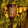 Flame Effect Solar Stake Light for Outdoor Use