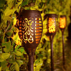 Flame Effect Solar Stake Light for Outdoor Use