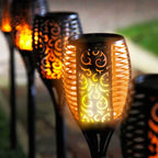 Flame Effect Solar Stake Light for Outdoor Use