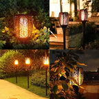 Flame Effect Solar Stake Light for Outdoor Use