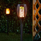 Flame Effect Solar Stake Light for Outdoor Use