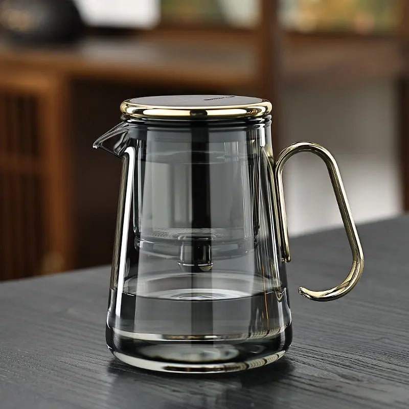 Magnetic Brew Glass Teapot for Effortless Tea Enjoyment