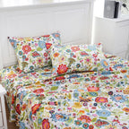Serene Floral Comfort Sheet Set for Restful Nights