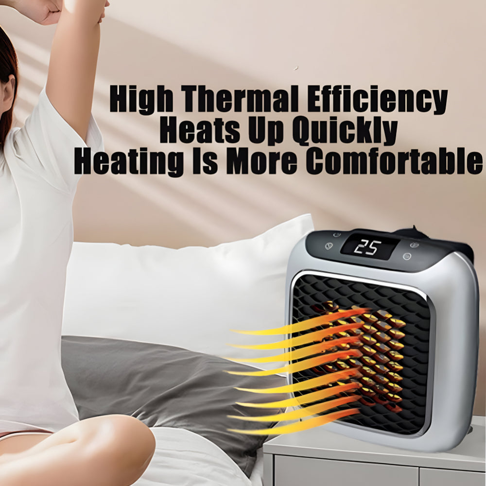 Compact Electric Heater for Desktop Use
