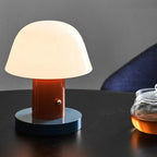 Contemporary LED Desk Lamp with Rechargeable Mushroom Design