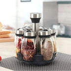 Elegant Swivel Spice Container Collection