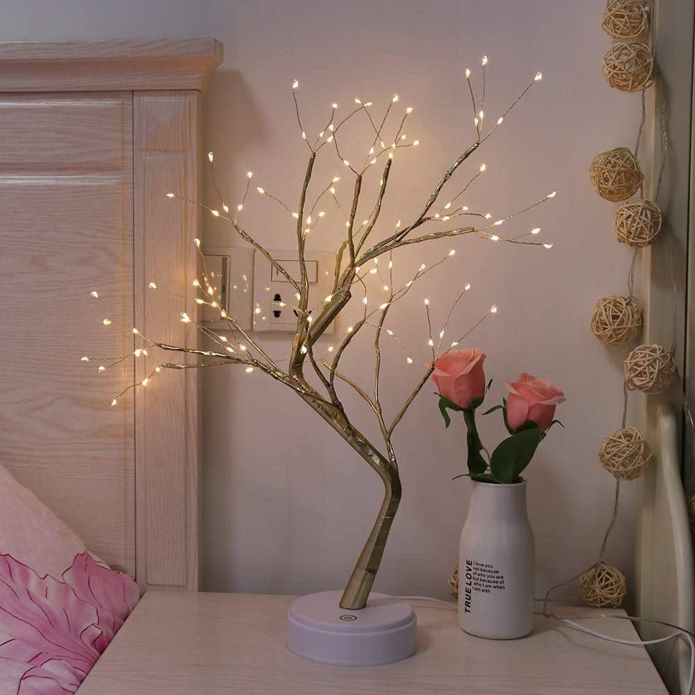 LED Bonsai Night Light for a Calm and Elegant Atmosphere