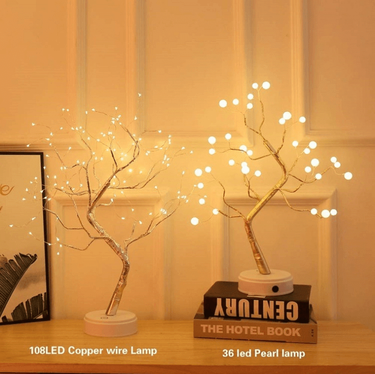 LED Bonsai Night Light for a Calm and Elegant Atmosphere