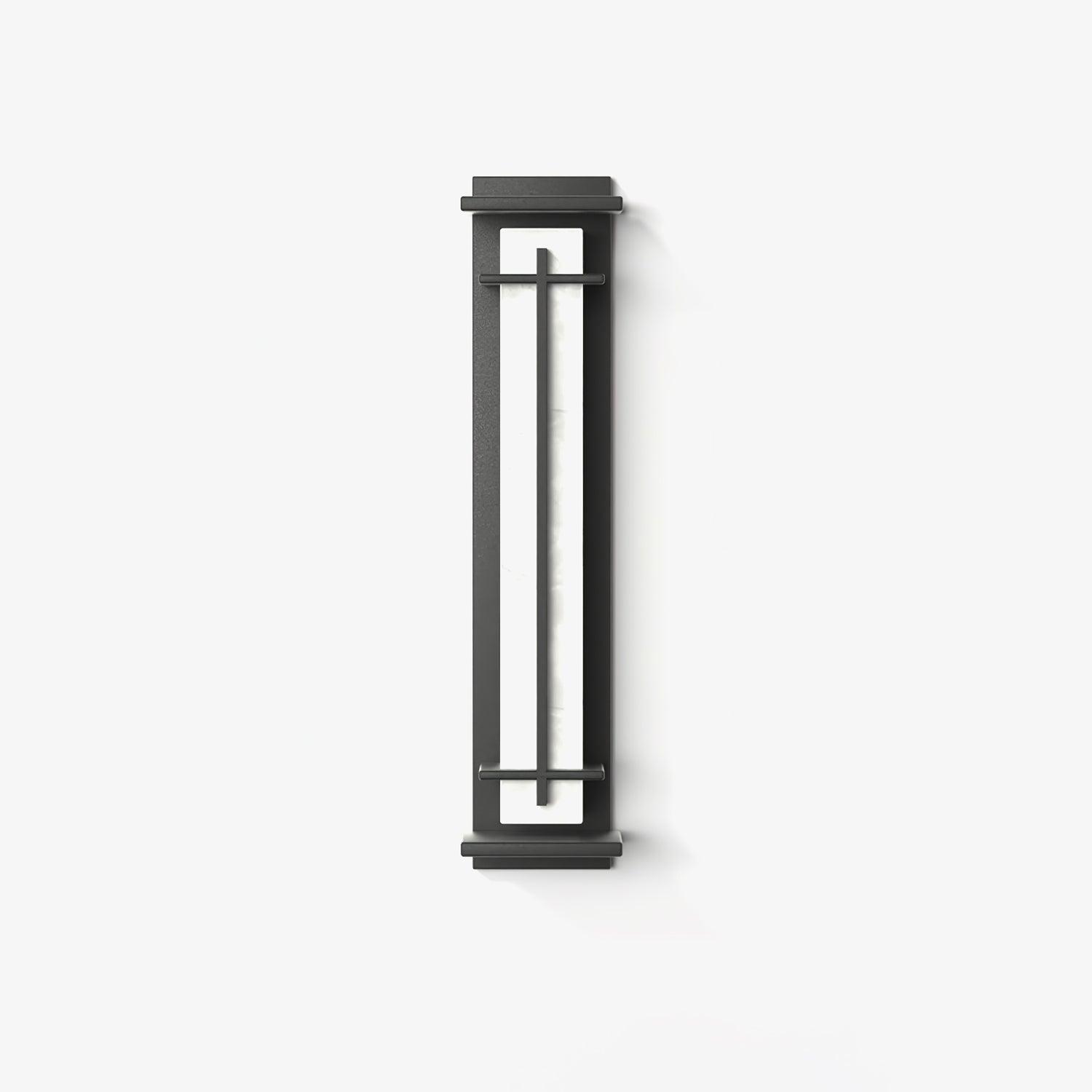 Waterproof LED Outdoor Wall Lamp in Alabaster Design