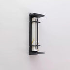 Waterproof LED Outdoor Wall Lamp in Alabaster Design