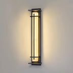 Waterproof LED Outdoor Wall Lamp in Alabaster Design