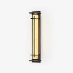 Waterproof LED Outdoor Wall Lamp in Alabaster Design